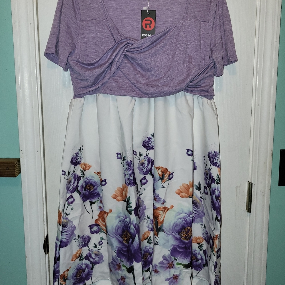 Spring knee length dress